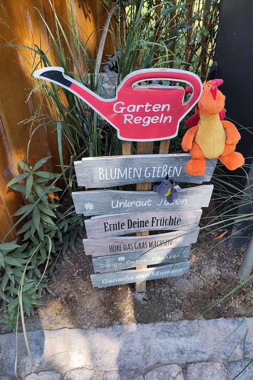 Gartenregeln