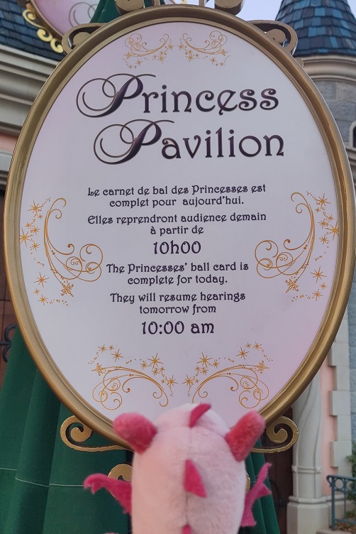 Schild vom Princess Pavillon