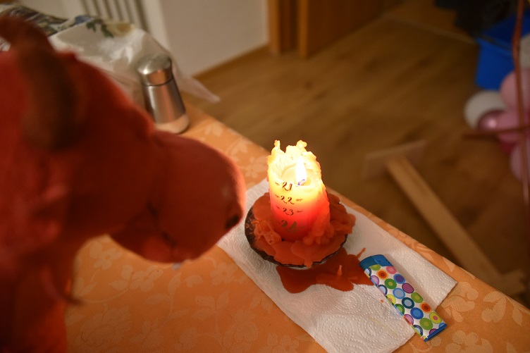 Kerzenschein beim Abendessen