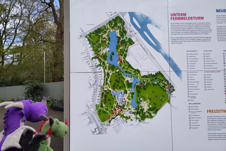 Parkplan vom Luisenpark