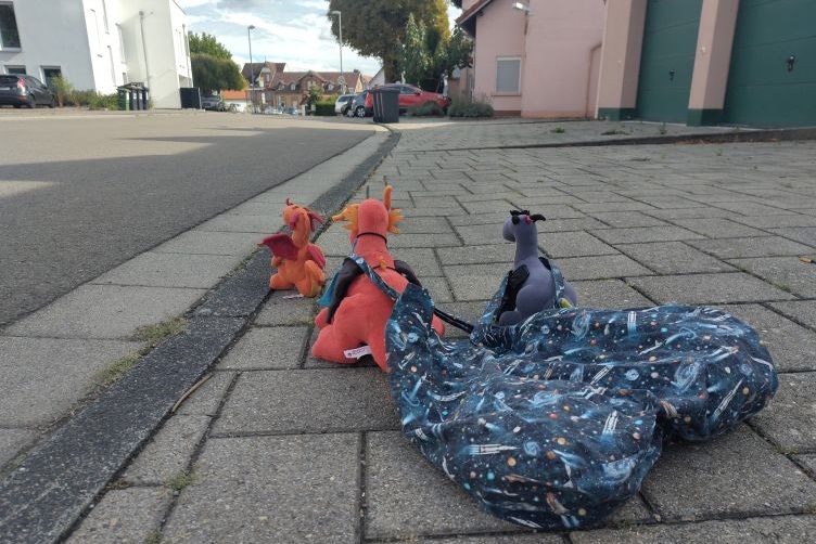 Luna, Paffina und Eldur gehen Brot kaufen