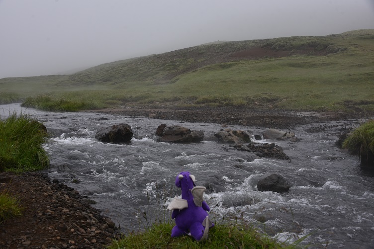 Am Fluss entlang im Reykjadalur