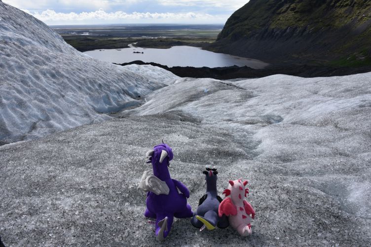 Abstieg vom Gletscher