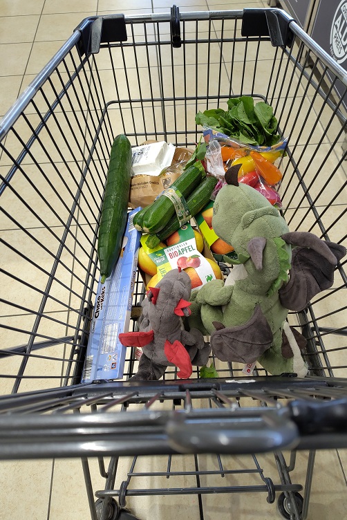 Einkaufsrunde im Supermarkt