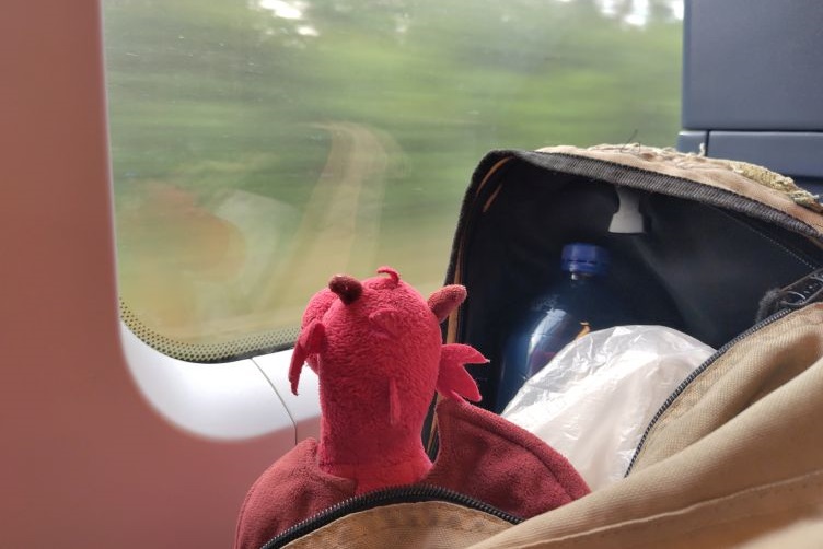 Im Zug nach Berlin