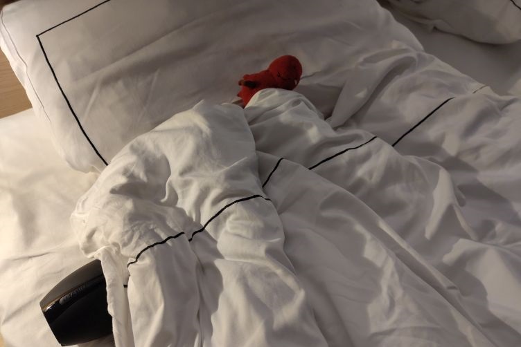 Flämmchen im Bett