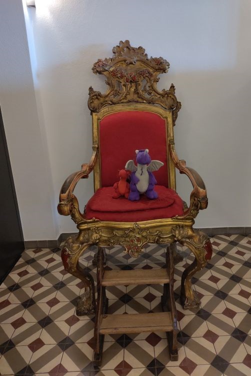 "Thron" in Schloss Drachenburg