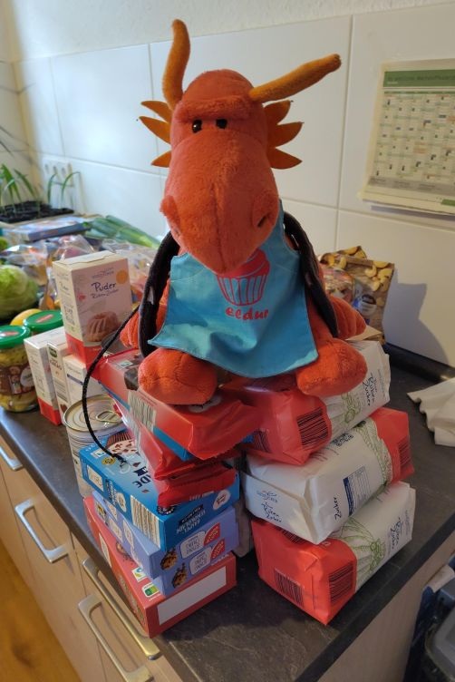 Eldur auf einem Berg Backzutaten