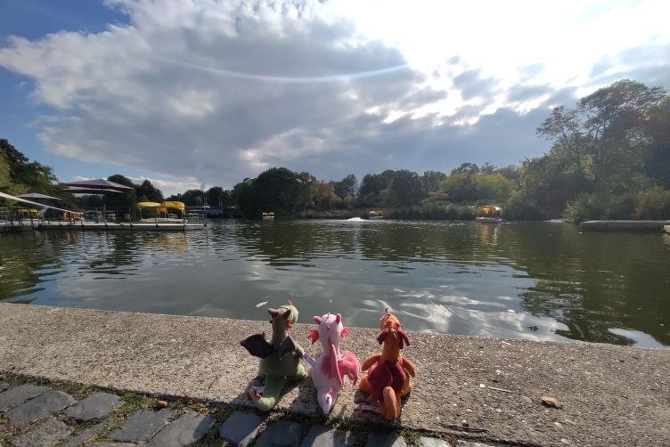 Gondolettas gucken am See