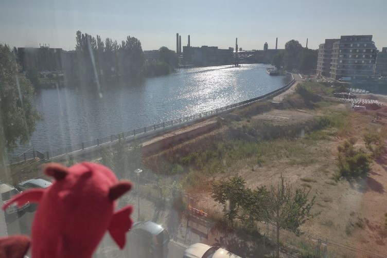 Blick aus dem Hotelfenster