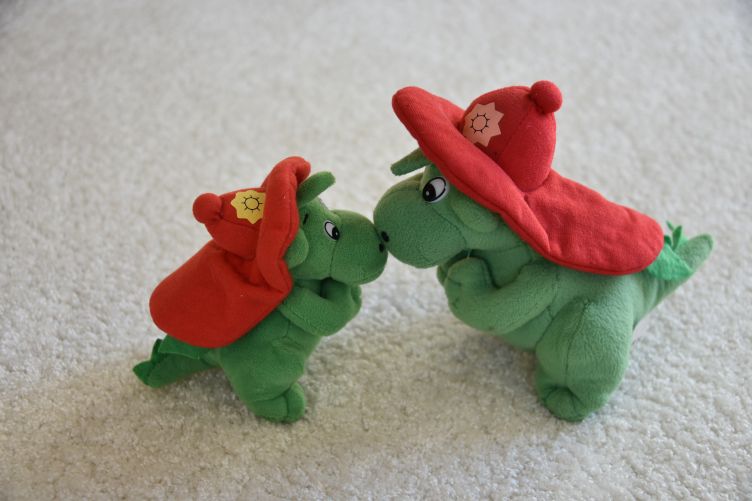 Grisu und Grisu streiten miteinander