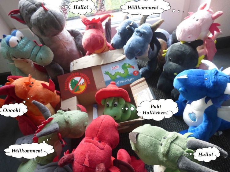 Das Paket wird geöffnet