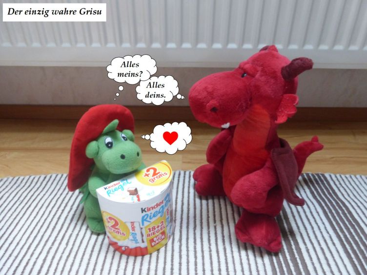 Schokoriegel für Grisu