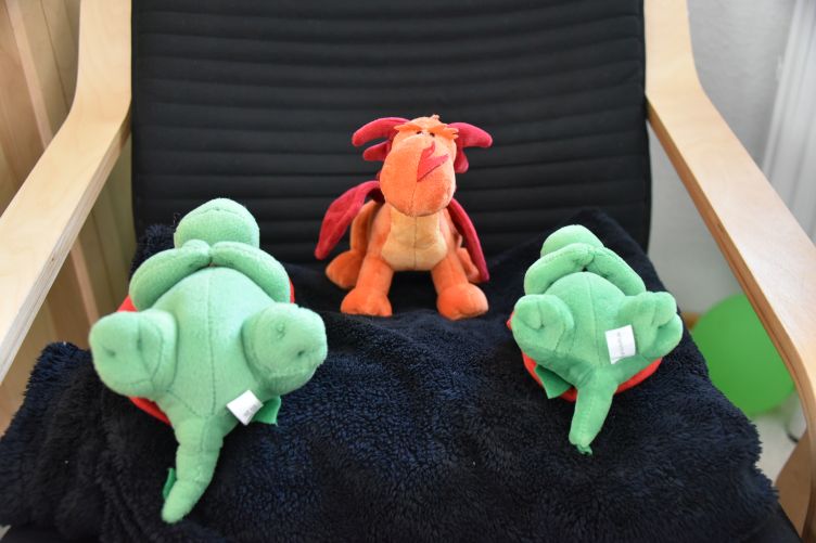 Plüschotherapie-Sitzung mit Auri