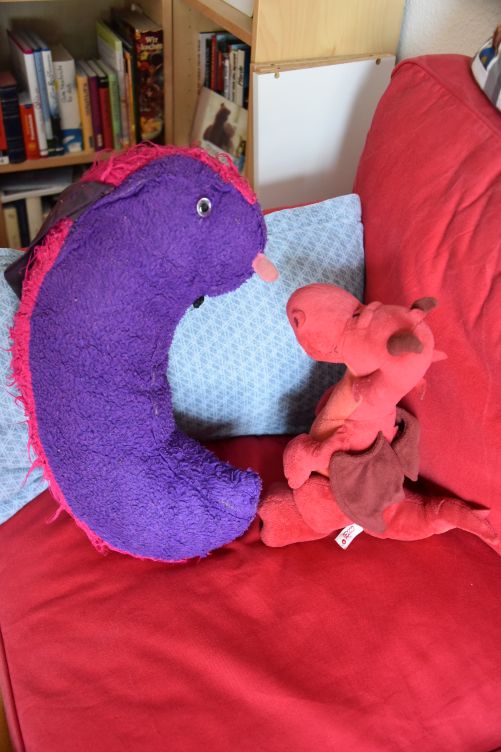 Ruby und Muta plaudern miteinander