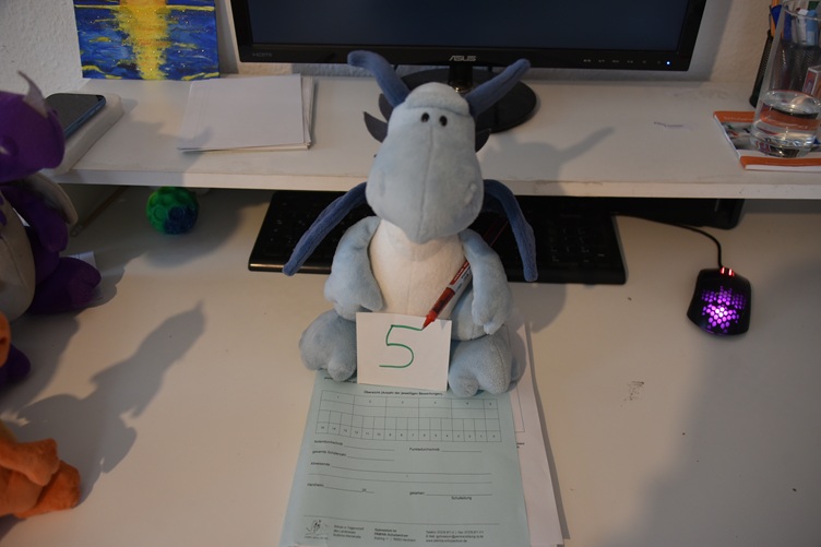 Sky korrigiert Matheklausuren