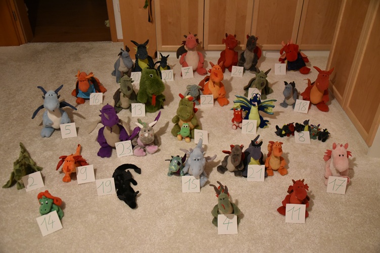 Drachenfamilien-Adventskalender