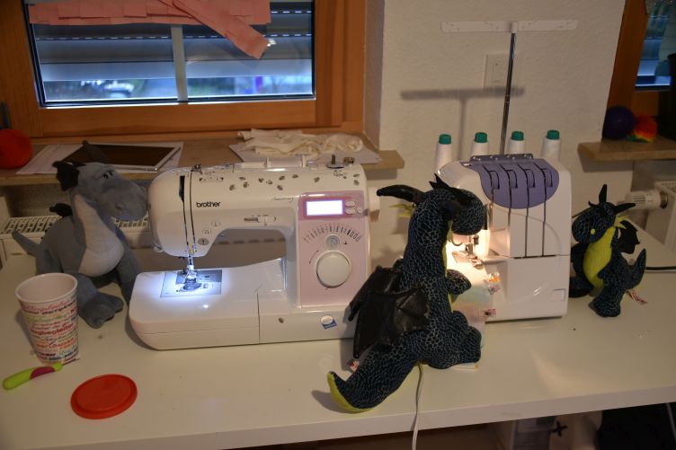 Die Kreativdrachis nähen Weihnachtsgeschenke