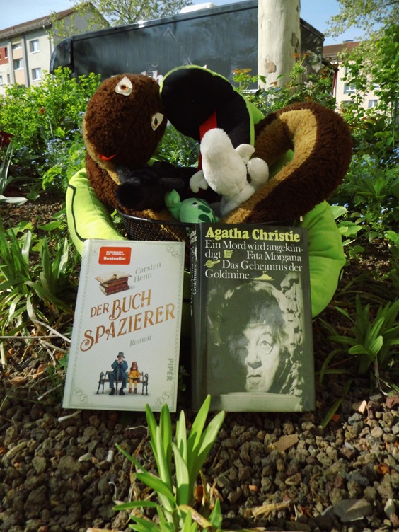 Die Bookaholics haben zwei Bücher im offenen Regal gefunden