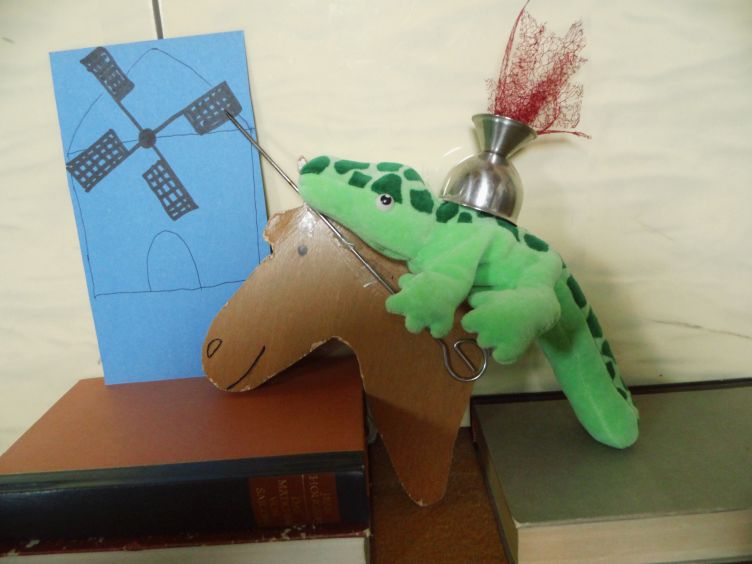 Ritter Ali im Kampf gegen die Windmühlenflügel