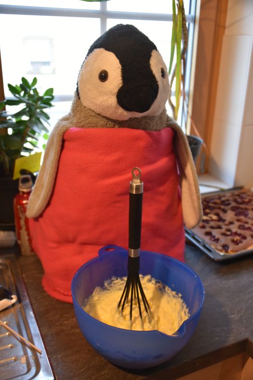 Schneebesentest für die Buttercreme