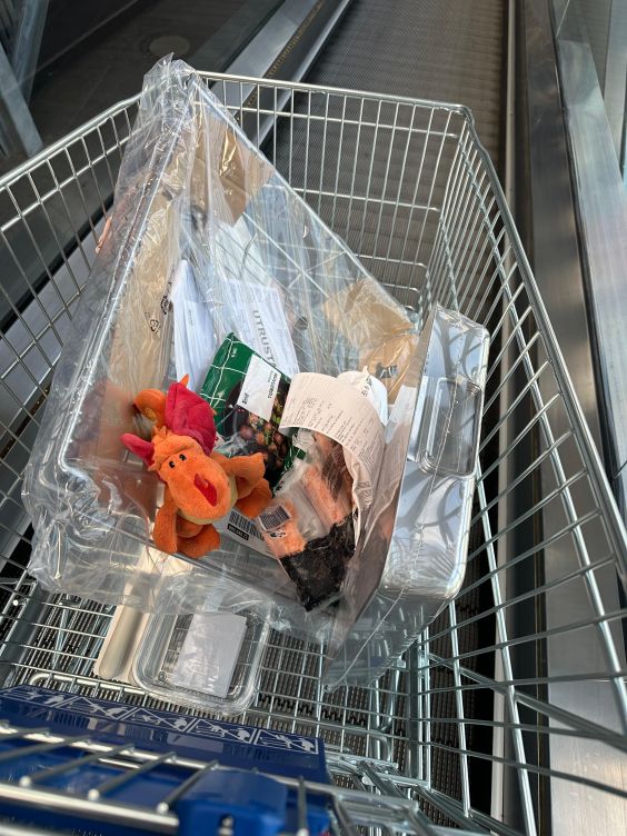 Paffina und ihre Einkäufe
