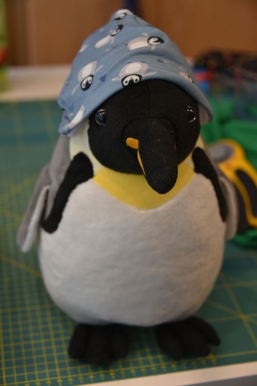 Fuji mit Pinguinmütze